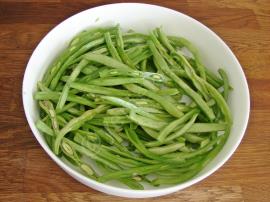 Fırında Taze Fasulye Kızartması