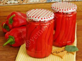 Közlenmiş Biber Konservesi