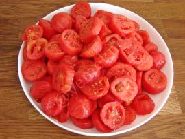 Közlenmiş Biberli Domates Konservesi