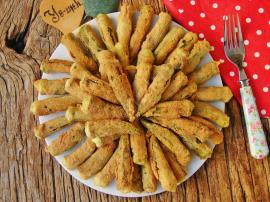 Yumurtalı Bamya Kızartması