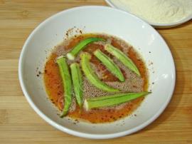 Yumurtalı Bamya Kızartması