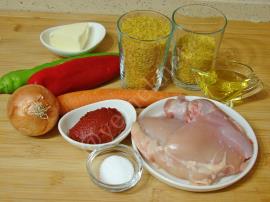 Sebzeli Tavuklu Bulgur Pilavı