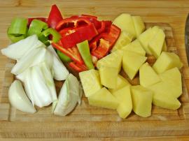 Fırında Sebzeli Somon