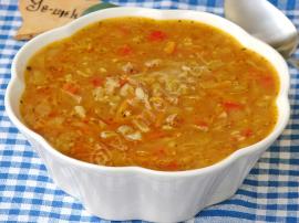 Kıymalı Lahana Çorbası