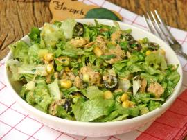 Hardallı Ton Balığı Salatası