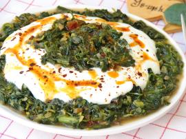 Yoğurtlu Ot Kavurması