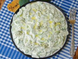 Yoğurtlu Salatalık Mezesi