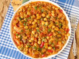 Nohutlu Patlıcan Tava