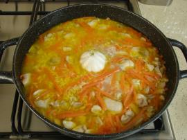 Tavuklu Özbek Pilavı