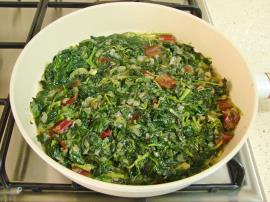 Yumurtalı Ot Kavurması