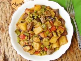 Fırında Sebzeli Kebap