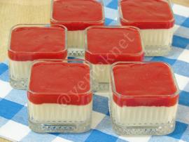 Frambuazlı Muhallebi