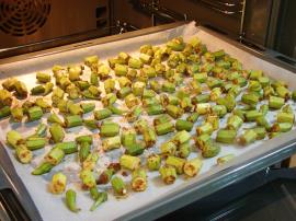 Fırında Çıtır Bamya