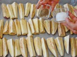 Fırında Mor Patlıcan Kızartması