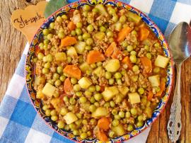 Kıymalı Garnitür Yemeği