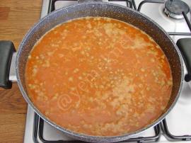 Bulgurlu Mercimek Yemeği