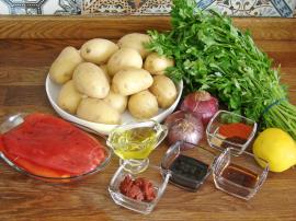 Fırınlanmış Patates Salatası