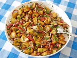 Fırınlanmış Patates Salatası