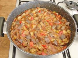 Mor Patlıcan Yemeği