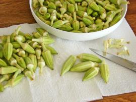 Nohutlu Bamya Yemeği