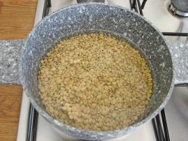 Erişteli Yeşil Mercimek Yemeği