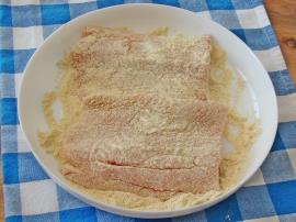 Tavada Mısır Unlu Somon Balığı