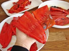 Fırında Kapya Biber Közleme