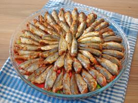 Fırında Sebzeli İstavrit