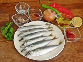 Fırında Sebzeli Uskumru