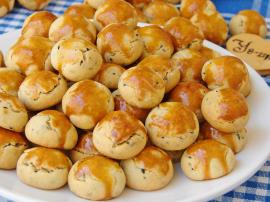 Çörek Otlu Mini Kurabiye