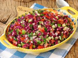 Mor Lahanalı Kaşık Salatası