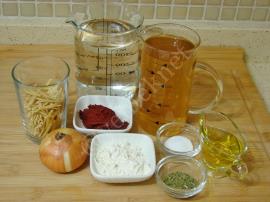 Salçalı Erişte Çorbası