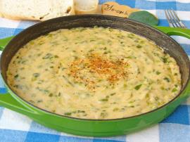 Sütlü Yeşil Soğan Kavurması