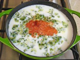 Sütlü Yeşil Soğan Kavurması