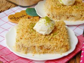 Sütlü Kadayıf Tatlısı