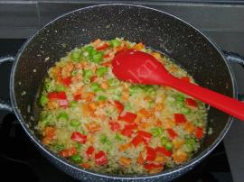 Patlıcanlı Nohutlu Pilav