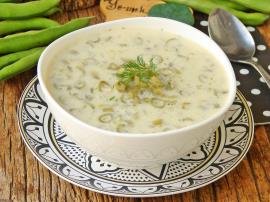 Yoğurtlu Bakla Çorbası