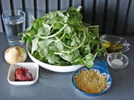 Bulgurlu Semizotu Yemeği