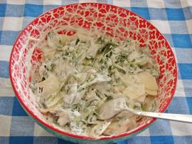 Ekşi Elmalı Semizotu Salatası