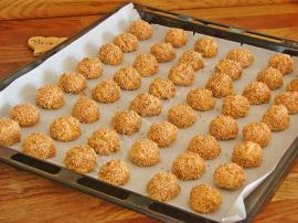 Sirkeli Susamlı Kurabiye