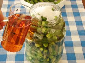 Soğuk Suyla Salatalık Turşusu