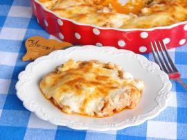 Fırında Beşamel Soslu Tavuk