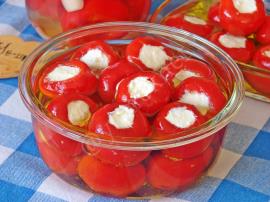 Peynir Dolgulu Kiraz Biberi Turşusu