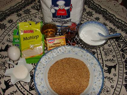 Mahlepli Susamlı Kurabiye (Tuzlu)