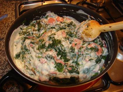 Patates Püreli Ispanaklı Graten