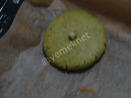 Fıstıklı Yeşil Kurabiye