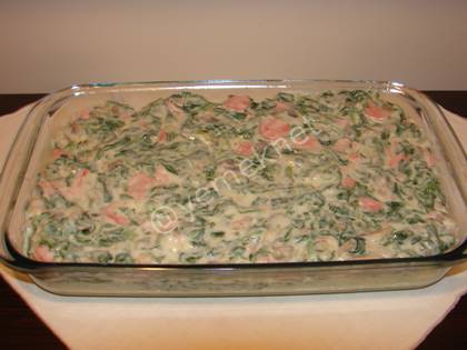 Patates Püreli Ispanaklı Graten