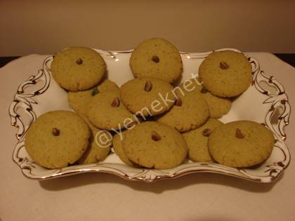 Fıstıklı Yeşil Kurabiye