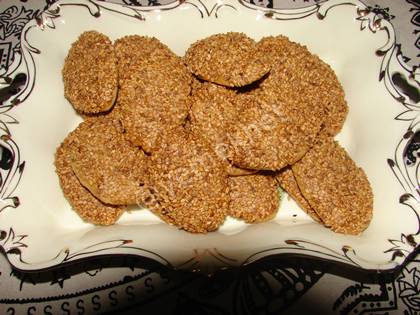 Mahlepli Susamlı Kurabiye (Tuzlu)