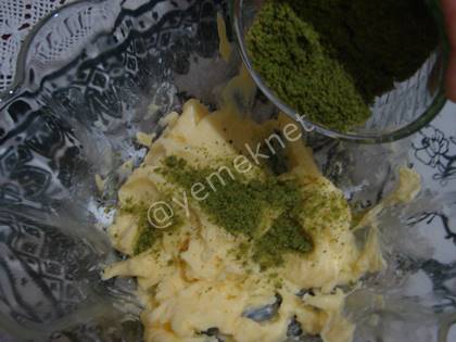 Fıstıklı Yeşil Kurabiye